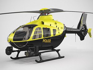 eurocopter ec135 police 3d max