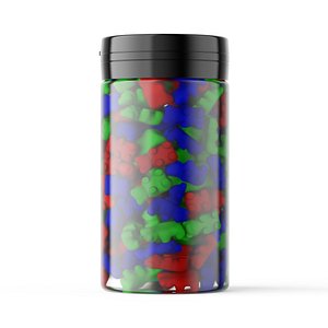 Supplement gummies bottle