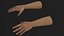 3D Man and Baby Hands Rigged for Maya Collection model