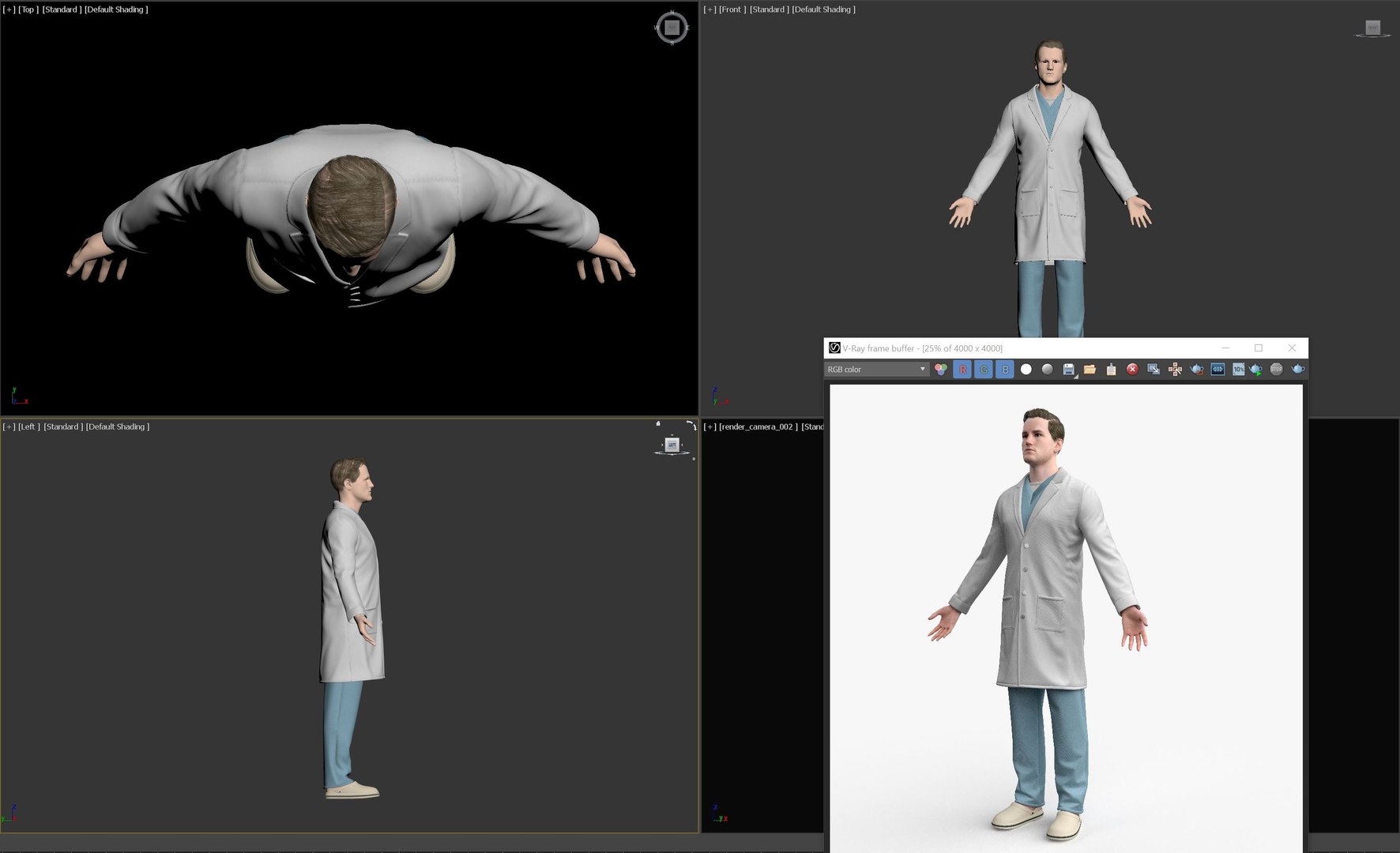 3D Male Doctor - TurboSquid 1949009