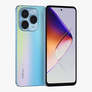 Infinix Note 40X Blue 3D model
