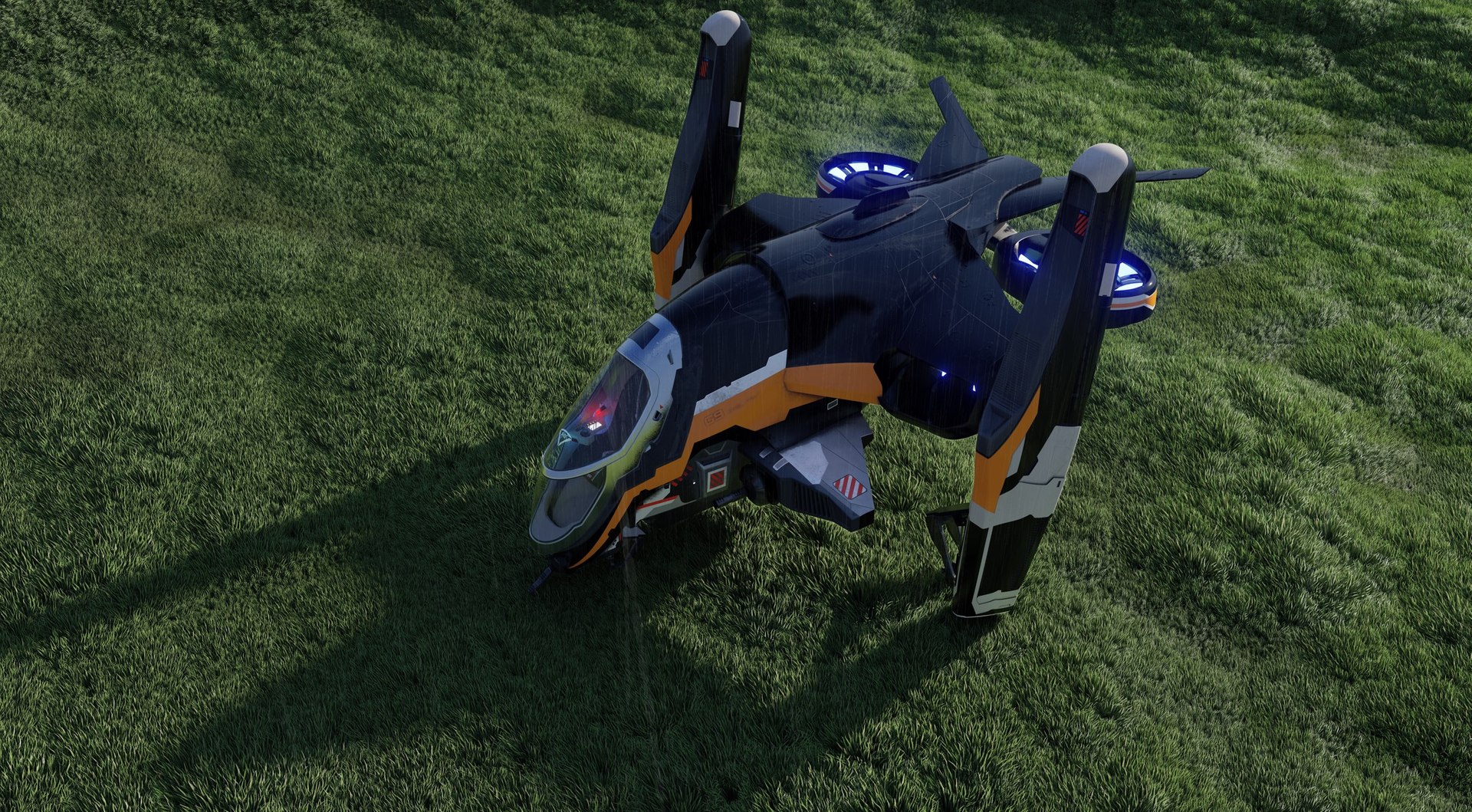 Sci-Fi Light Gunship G9 3D Model - TurboSquid 1916744