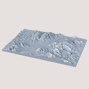 Terrain 3D model