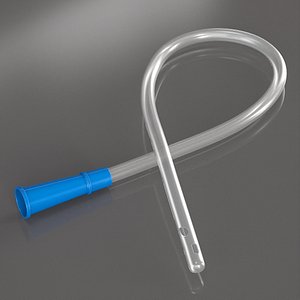 Flexible Rectal Catheter with Blue Connector
