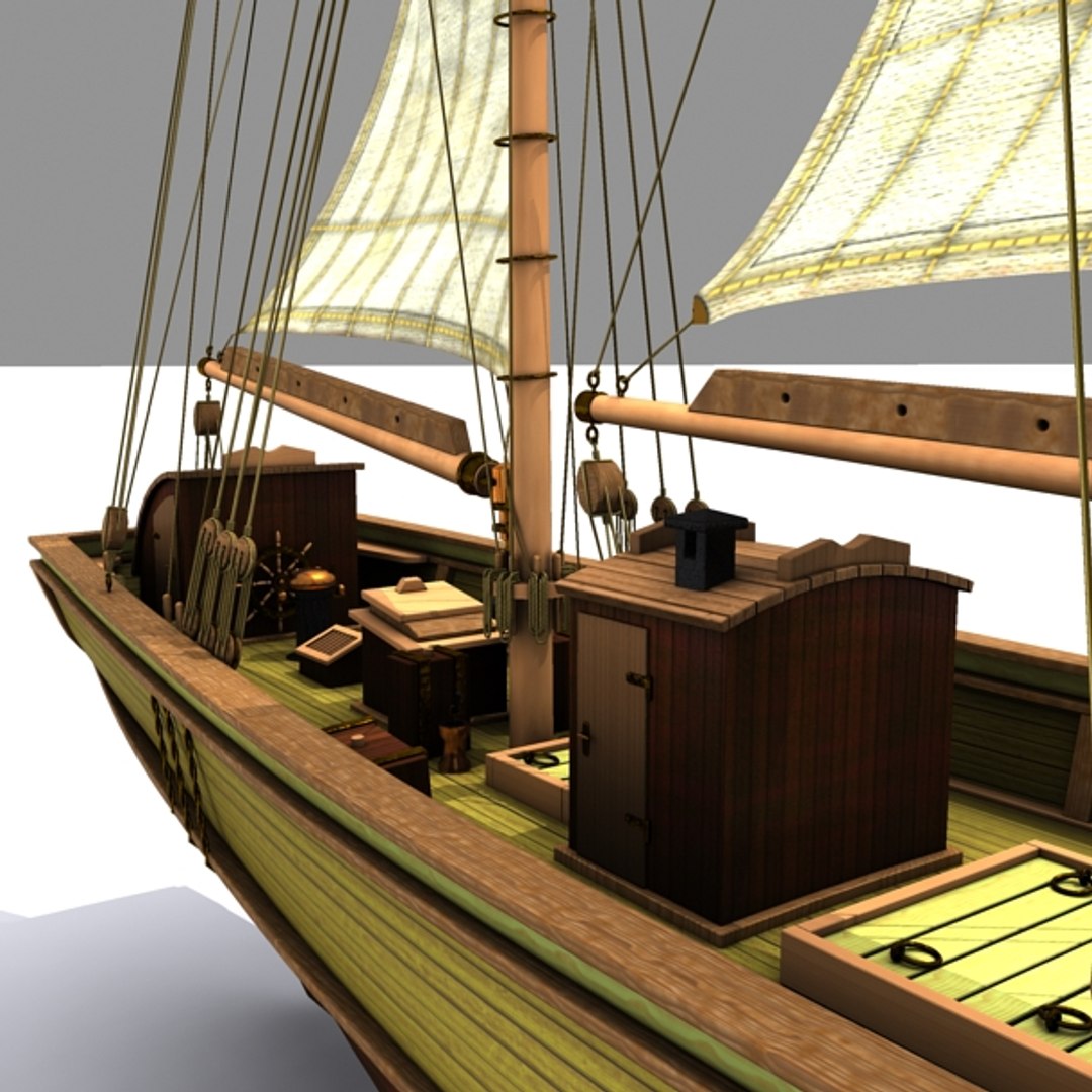 REELAK 3D Model Space Sense 690 Wooden Model Ship Lebanon