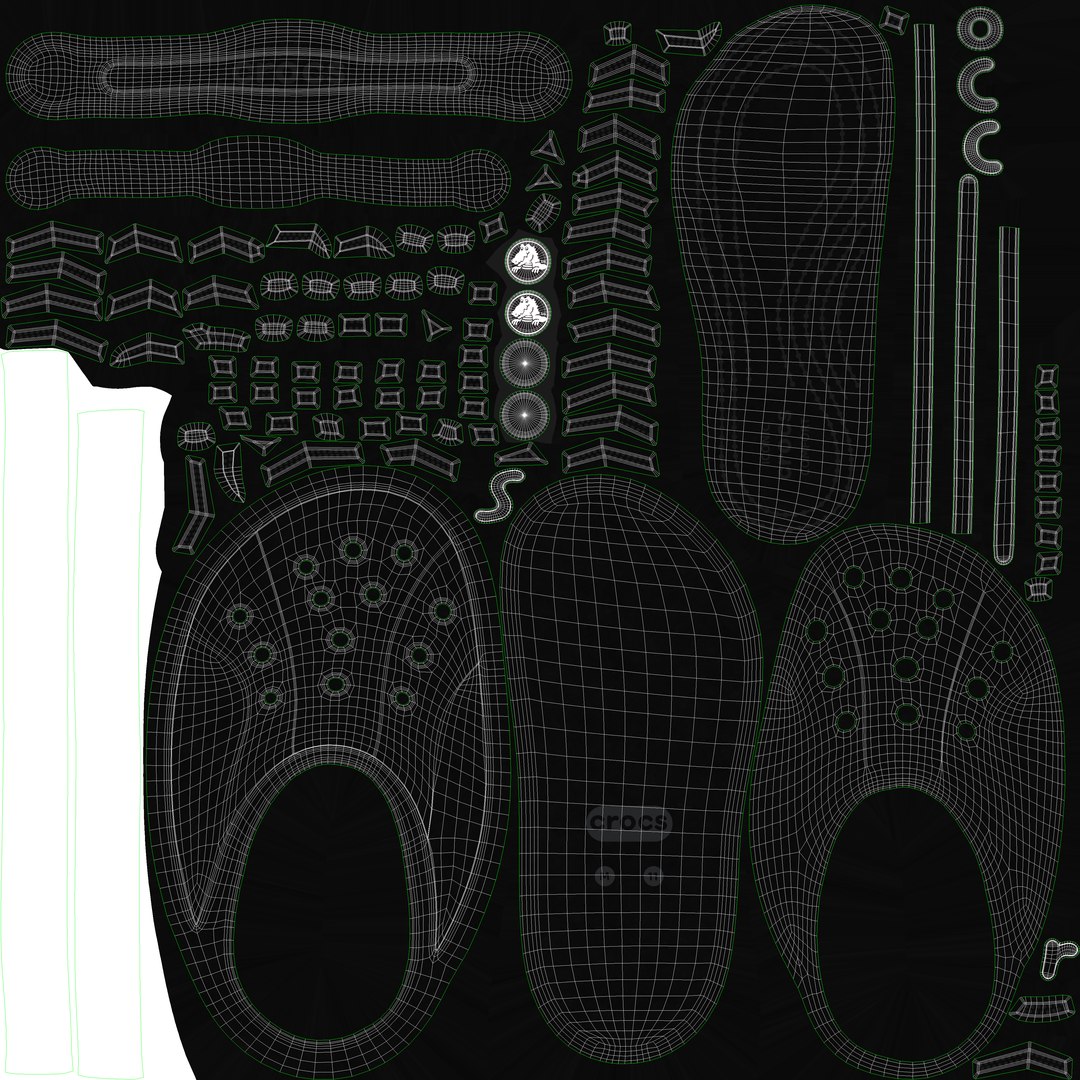 3D Crocs Bayaband Clog Model - TurboSquid 2409658