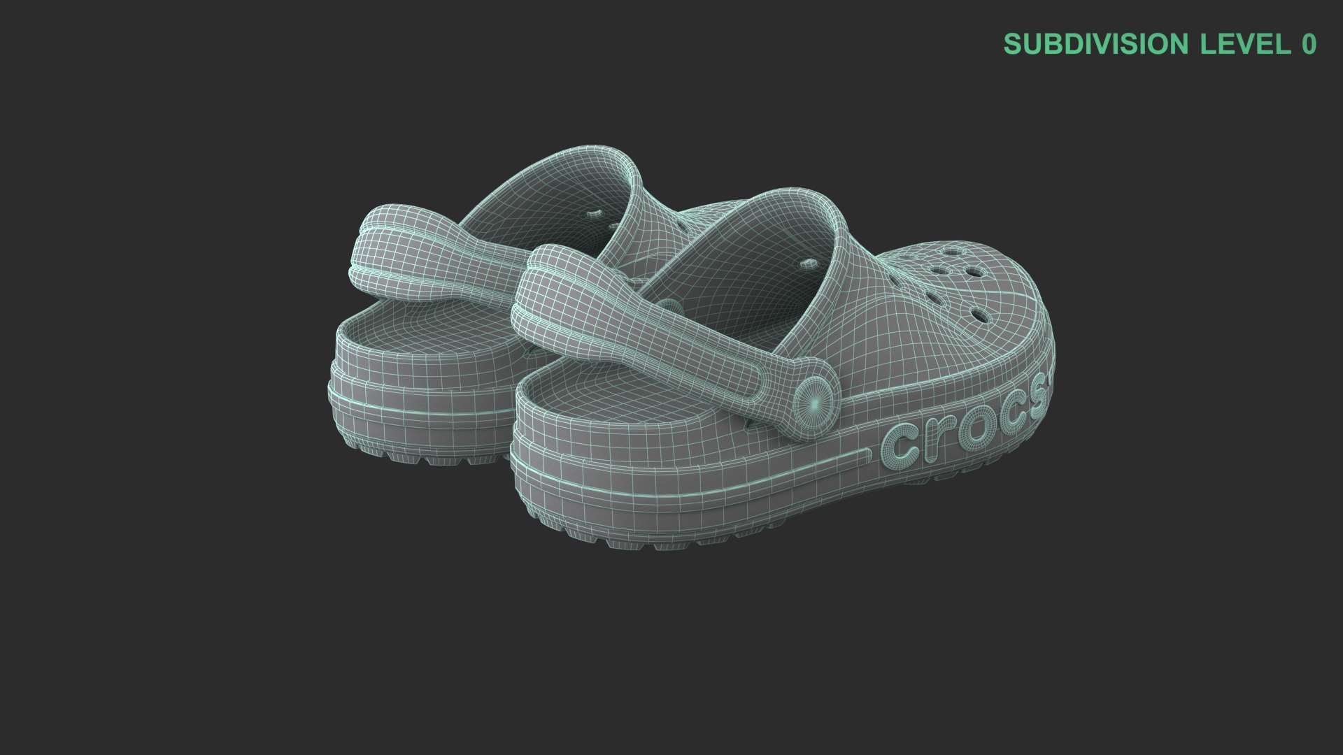 3D Crocs Bayaband Clog Model - TurboSquid 2409658