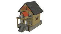Tinny house cartoon