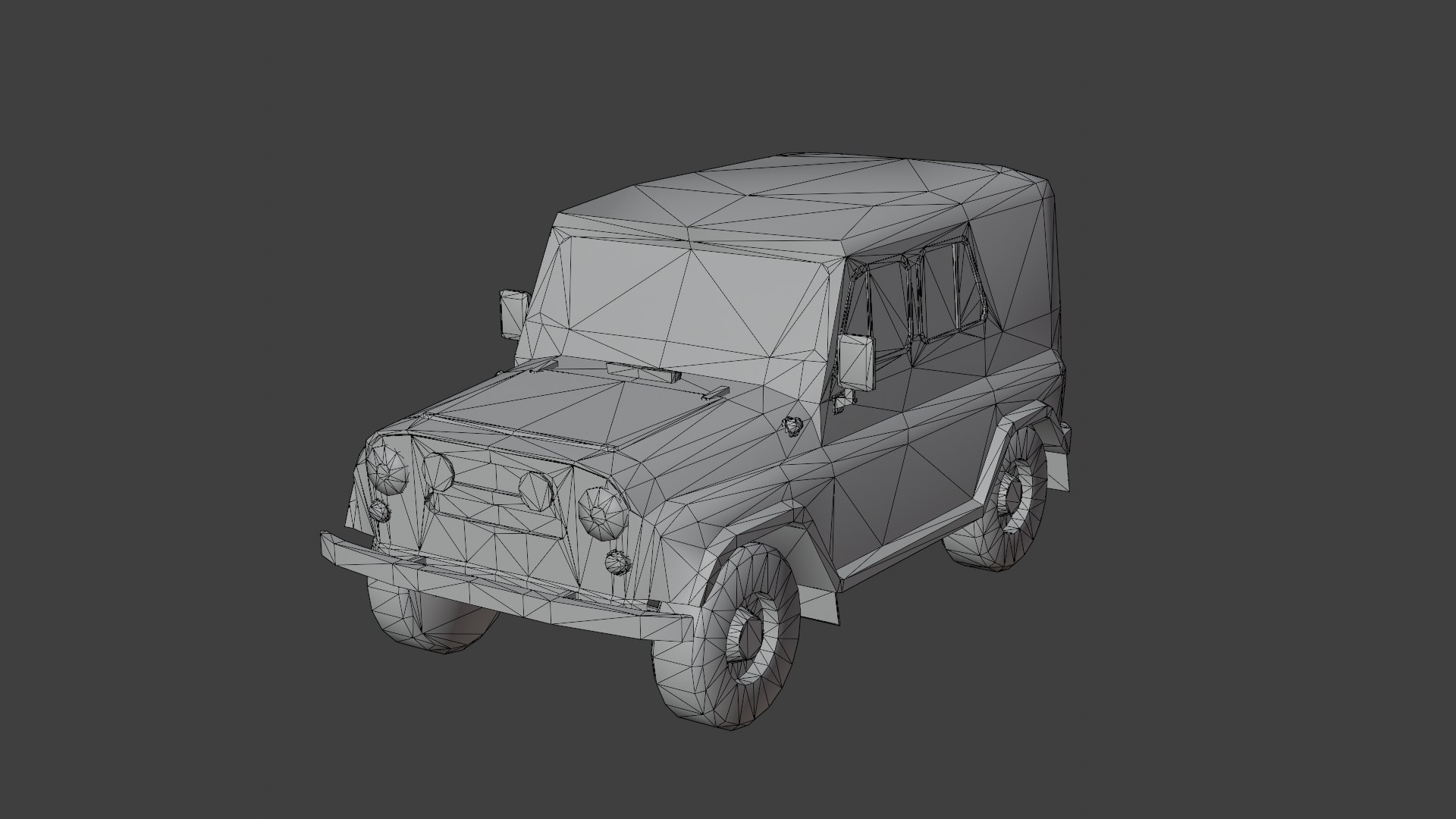 UAZ Low Poly Model 3D - TurboSquid 1796887