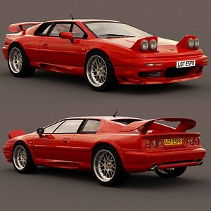 3D model lotus esprit v8 s4 2002