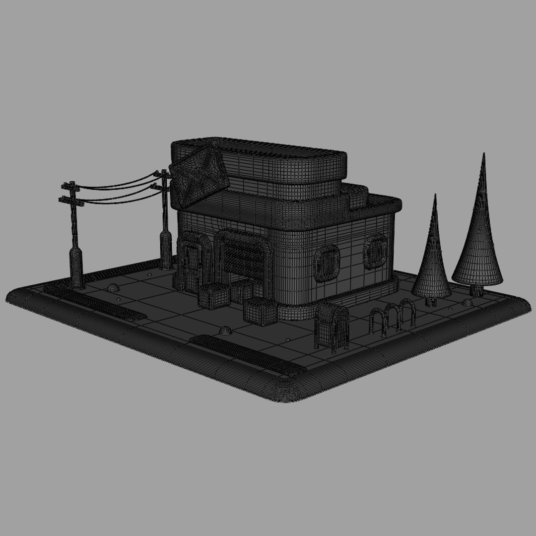 3D Post Office 02 Model - TurboSquid 1761642