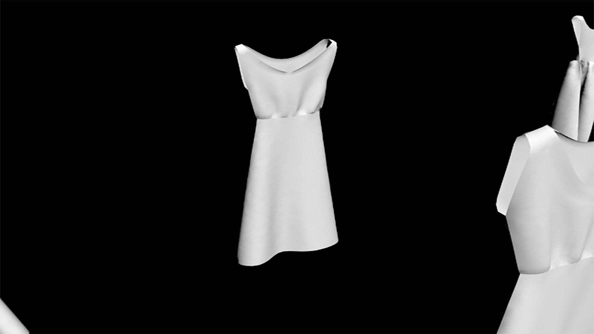 3D Model Dress Hanger Fashion Hanged - TurboSquid 1618396
