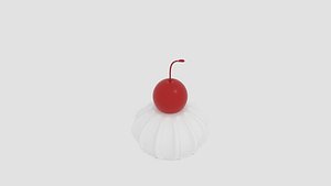 3d cherry cream