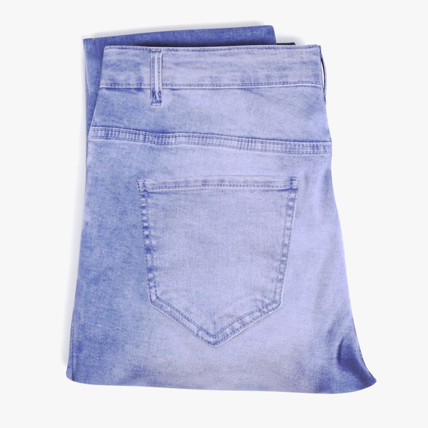 folded jeans 1 3D model