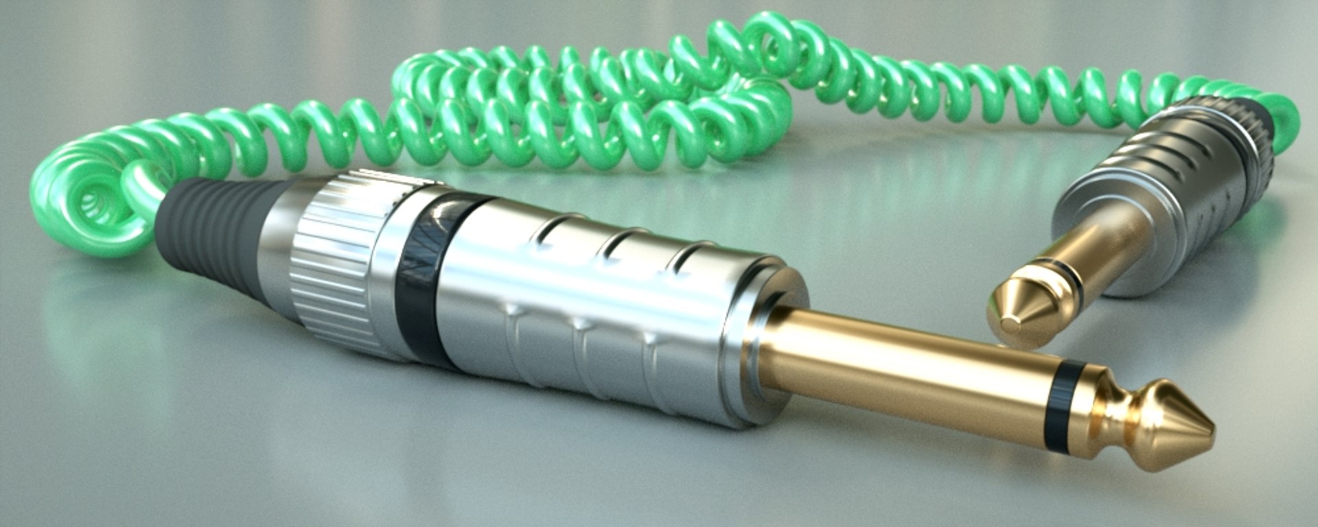 3d 1 Jack Cable Model