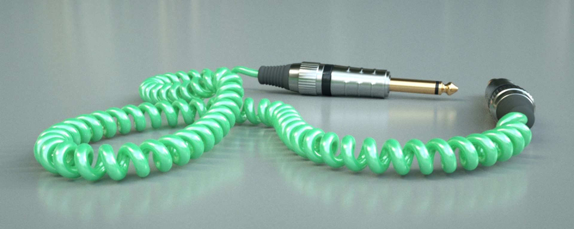 3d 1 Jack Cable Model