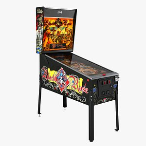 Pinball Machine : Black Rose