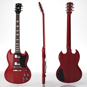 3D Gibson SG standard 1968 model