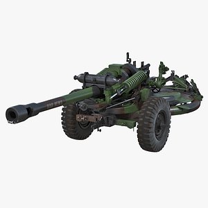 3D light field howitzer m119 model