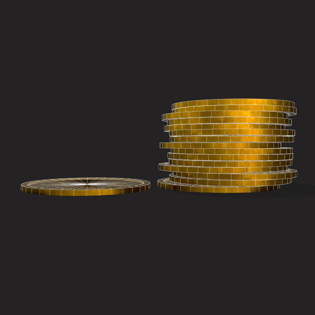 3D Lucky Gold Coin model - TurboSquid 1872706