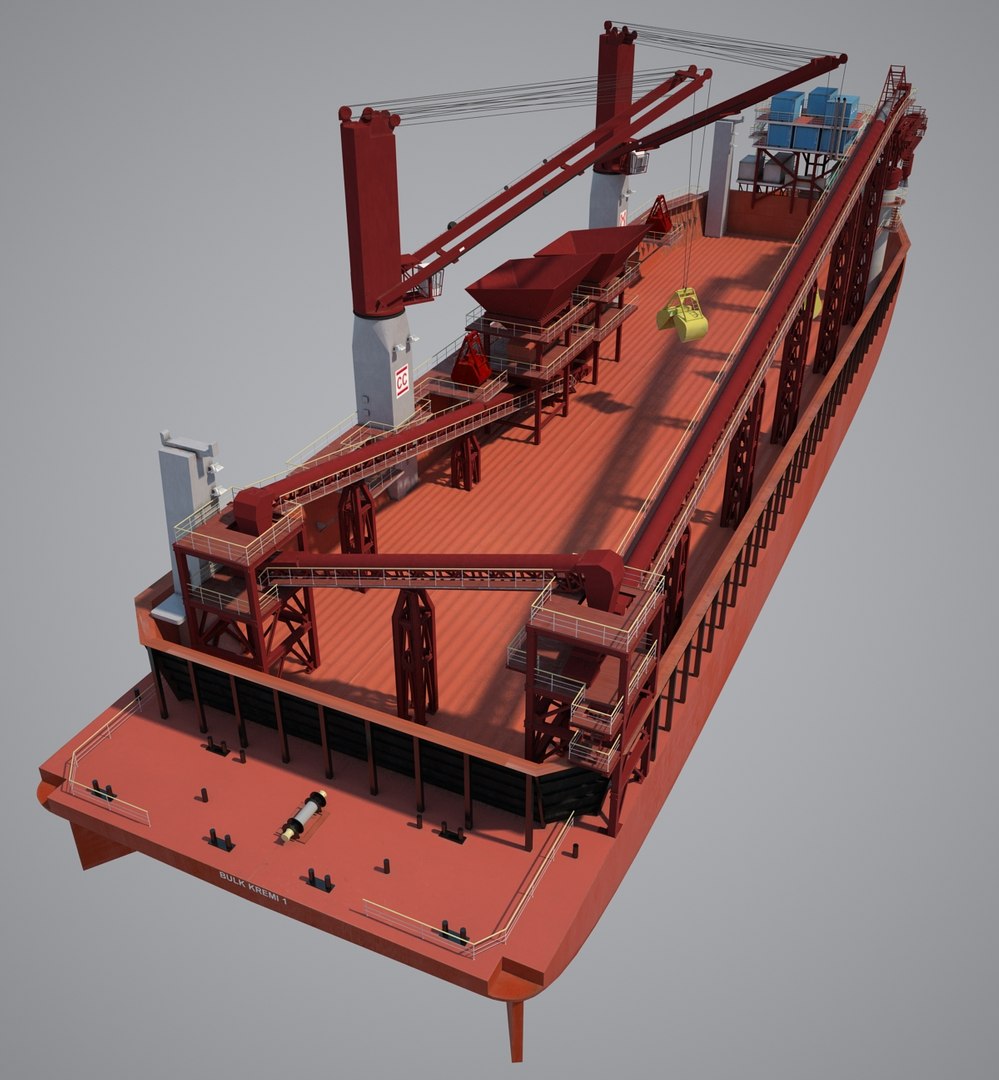 3d Barge Cargo