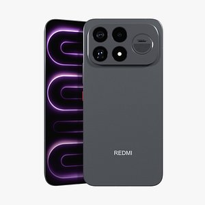 3D Xiaomi Redmi K100 Pro Max Black