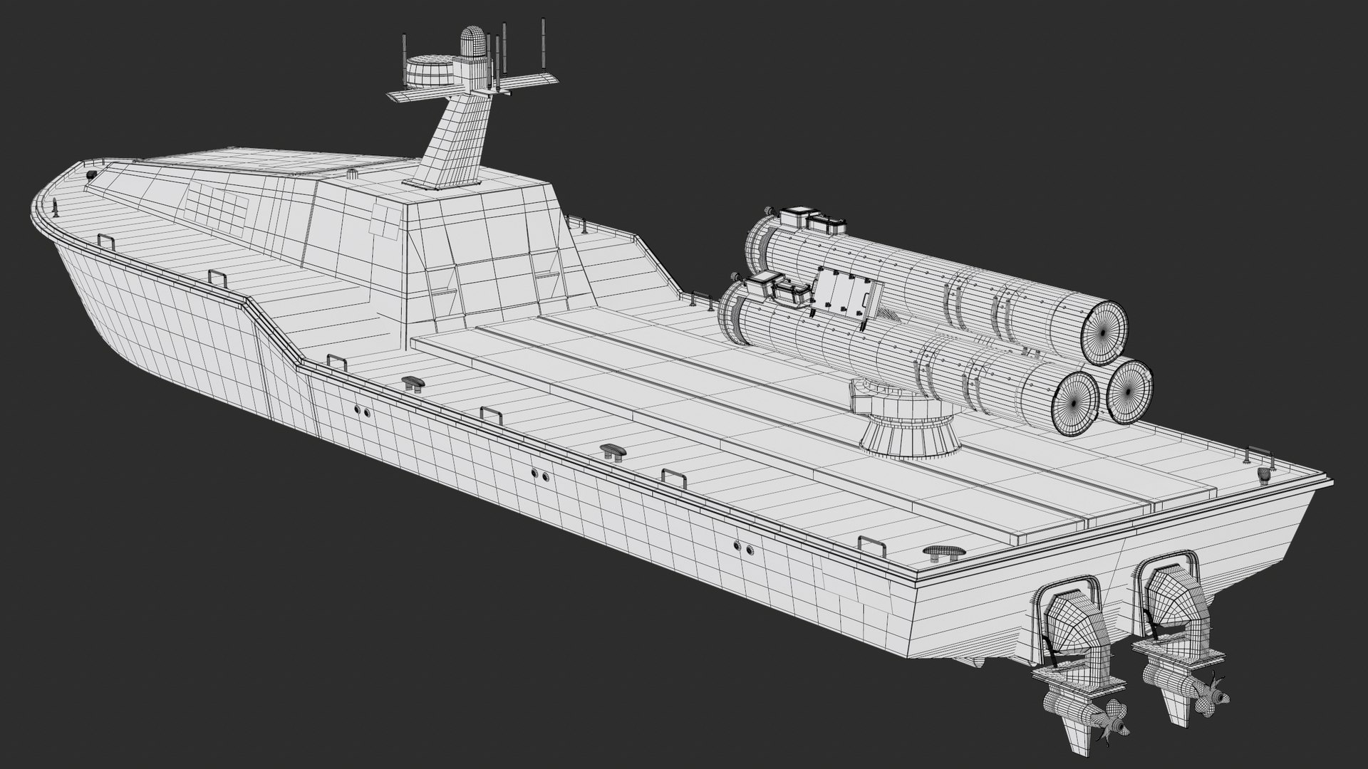 3D Mirage Saronic - Unmanned Robotic Autonomous Surface Vessel PBR model https://p.turbosquid.com/ts-thumb/IH/FLnVZQ/46/screenshot053/png/1769614832/1920x1080/fit_q87/525c00a20903b643708a1bef8f3e003d2d771e02/screenshot053.jpg