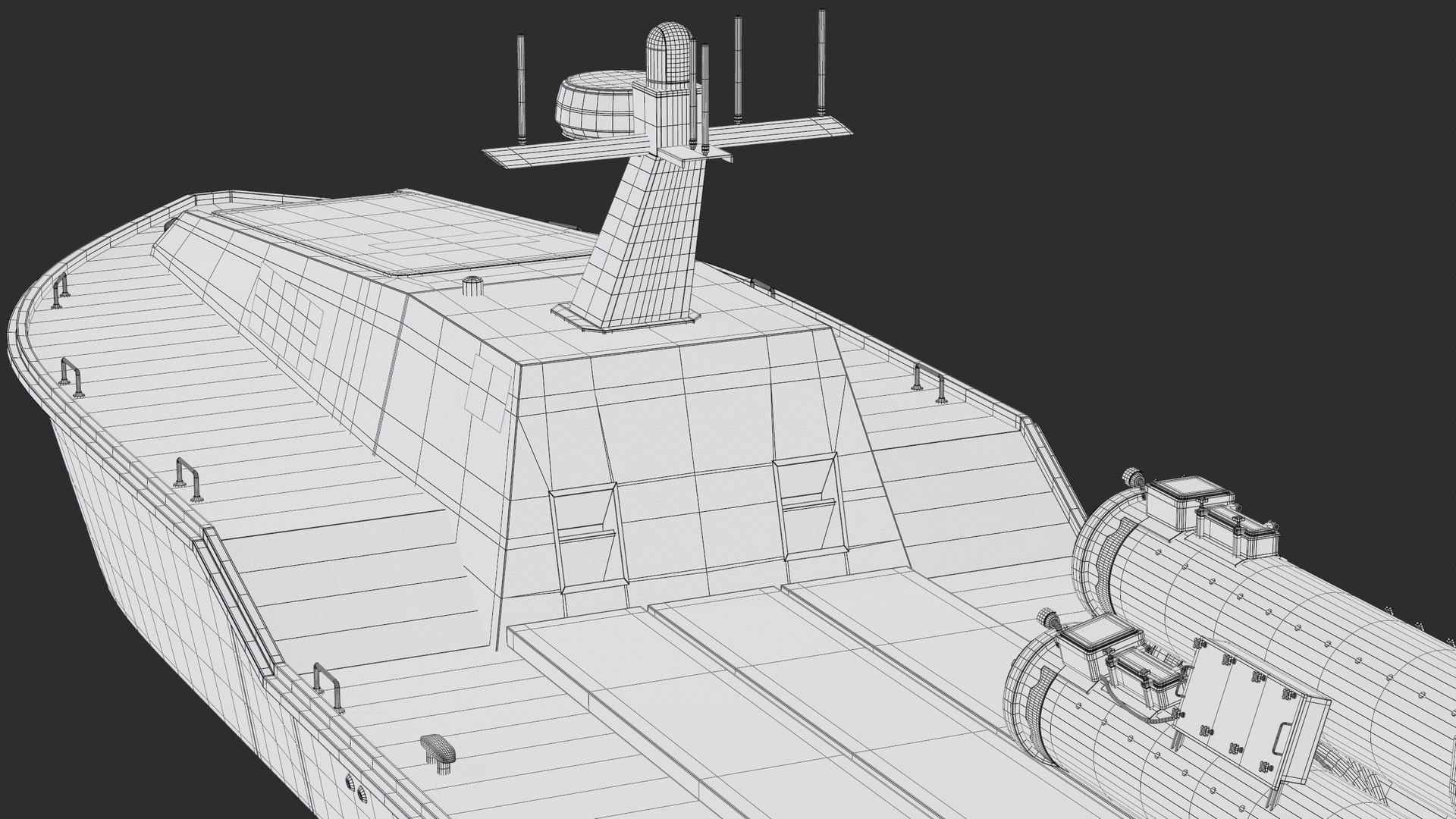 3D Mirage Saronic - Unmanned Robotic Autonomous Surface Vessel PBR model https://p.turbosquid.com/ts-thumb/IH/FLnVZQ/ce/screenshot074/png/1769614849/1920x1080/fit_q87/5f34e9fb59d789c2a09bf3a0bc445ff96f2ee031/screenshot074.jpg