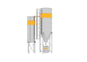 silo 3D model