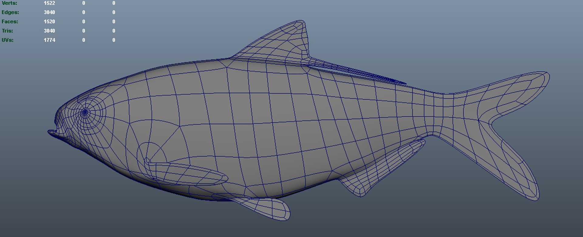 3D dorosoma petenense threadfin shad model - TurboSquid 1358508