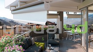External roller blinds curtain