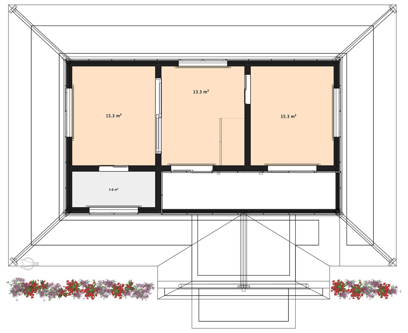 3D Model Traditional Japanese House - TurboSquid 2339547
