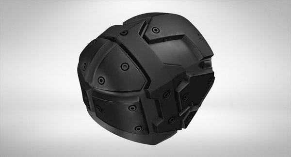 Kevlar tactical mask black 3D - TurboSquid 1334446