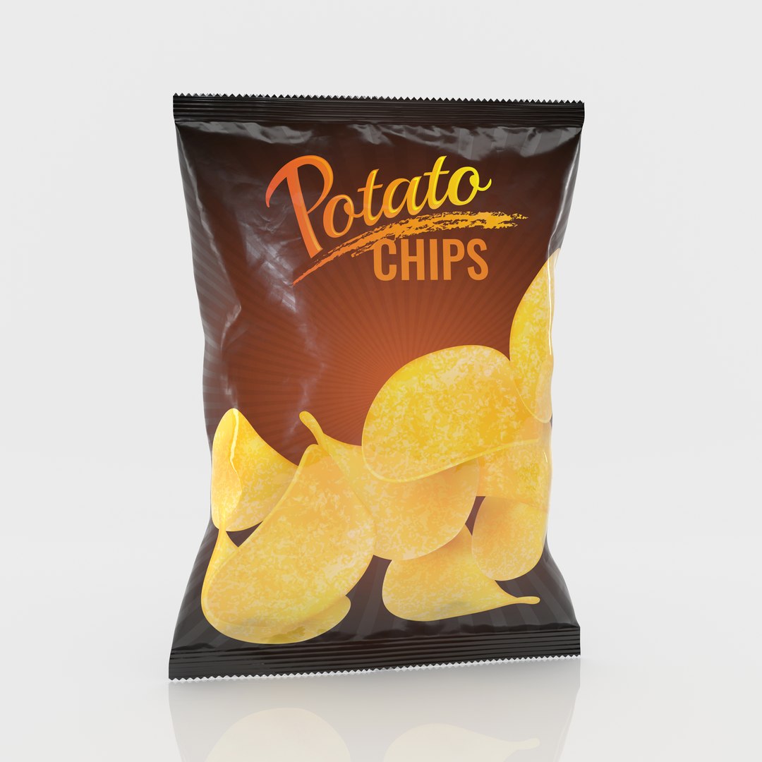 Potato Chips Package Type 01 Model - TurboSquid 2217841