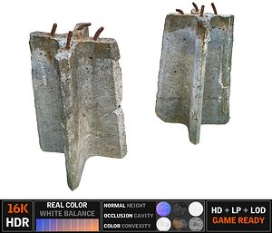 Concrete Barricade 16K