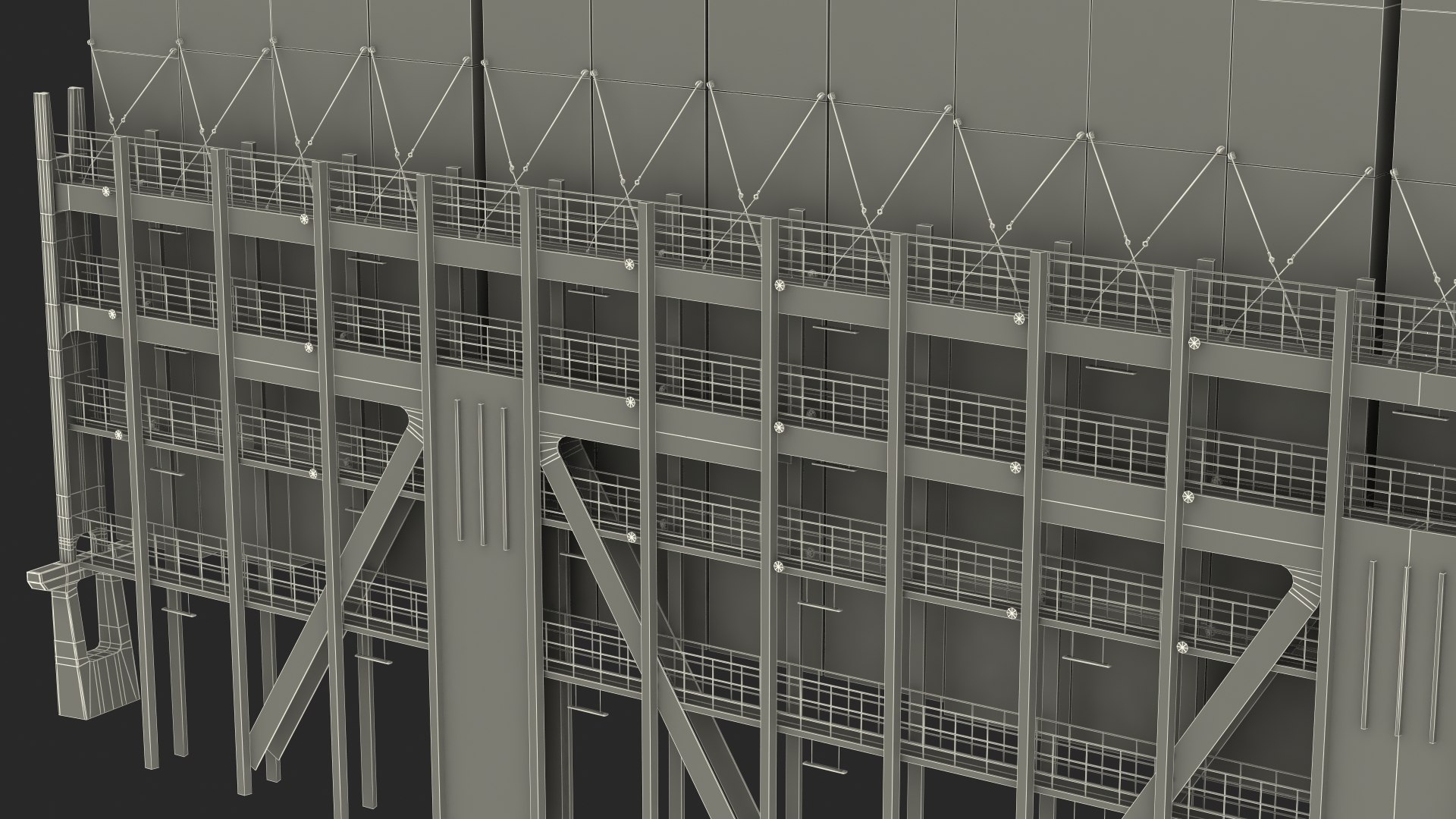 Cargo Shipping Containers Stacked 3D - TurboSquid 1778852