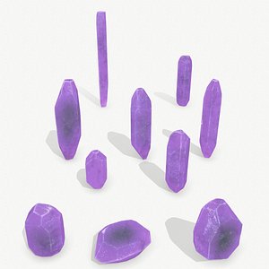 crystal set 3D model