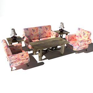 Vivid Living Room Set 8K 3D