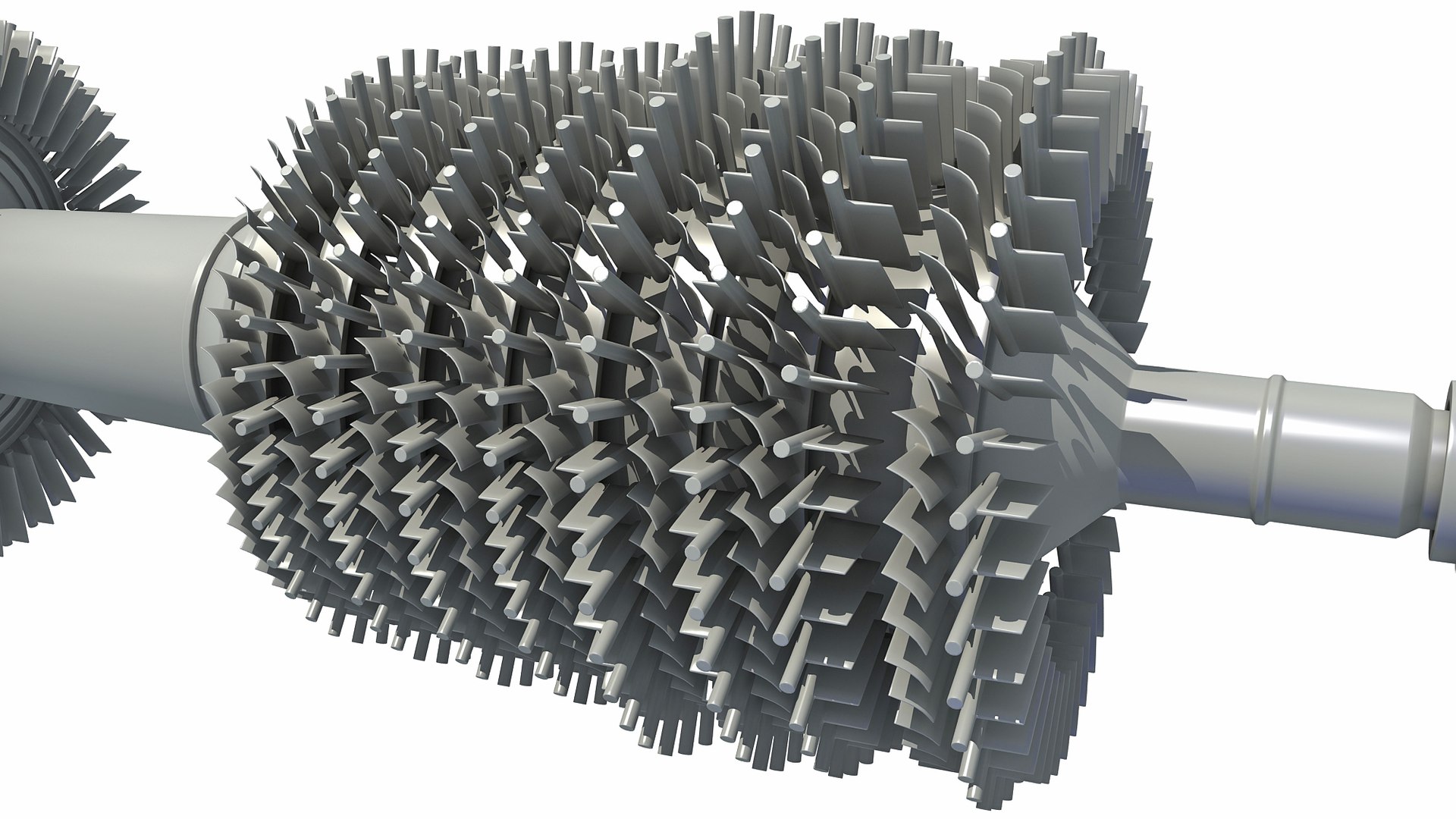 Aircraft engine turbine 3D model - TurboSquid 1513278