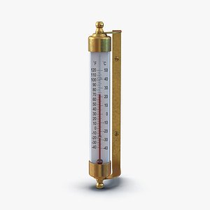 outdoor thermometer 3d c4d