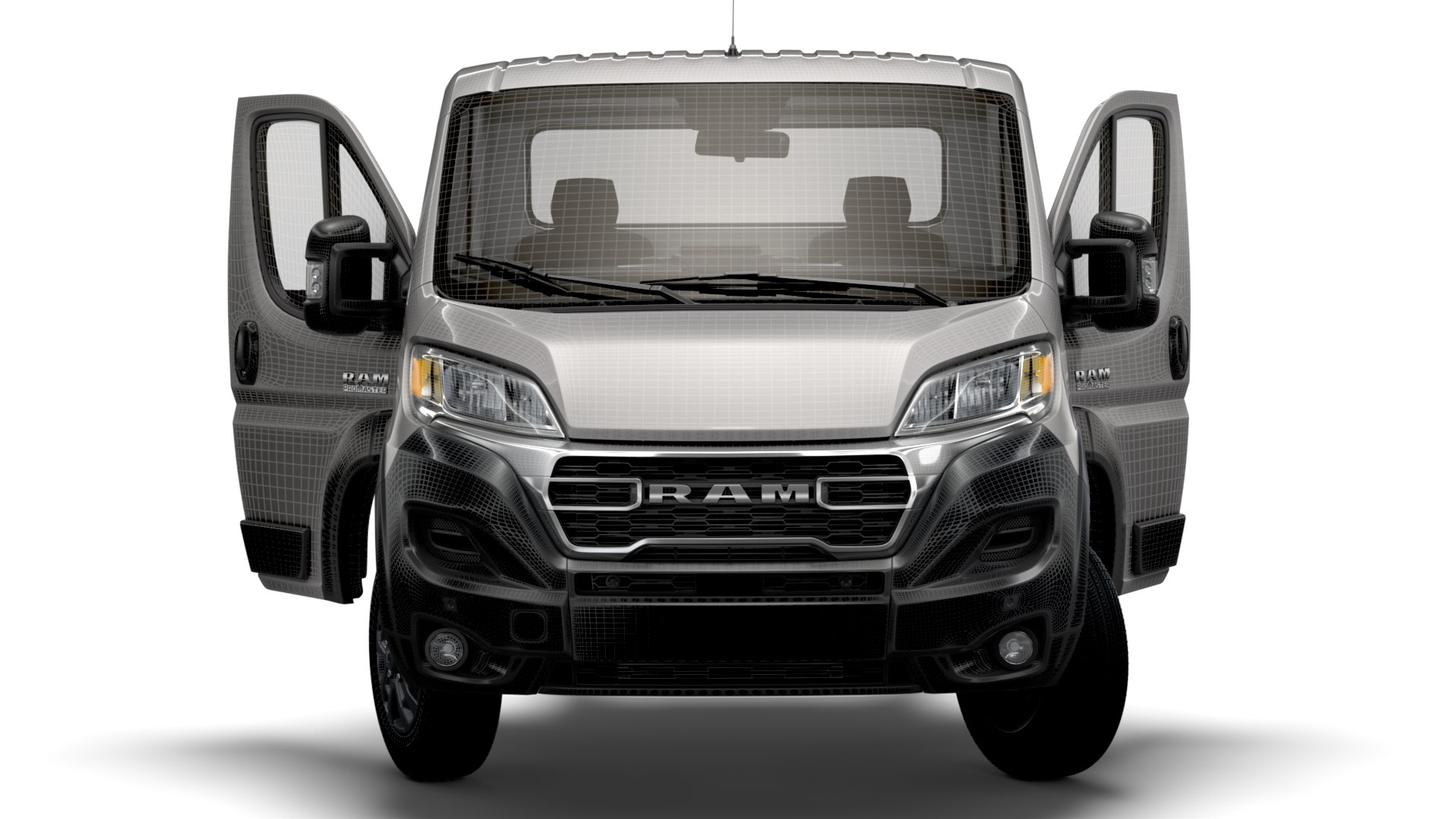 RAM Promaster Chassis HQInterior SCab 3800WB 2023 3D Model - TurboSquid ...