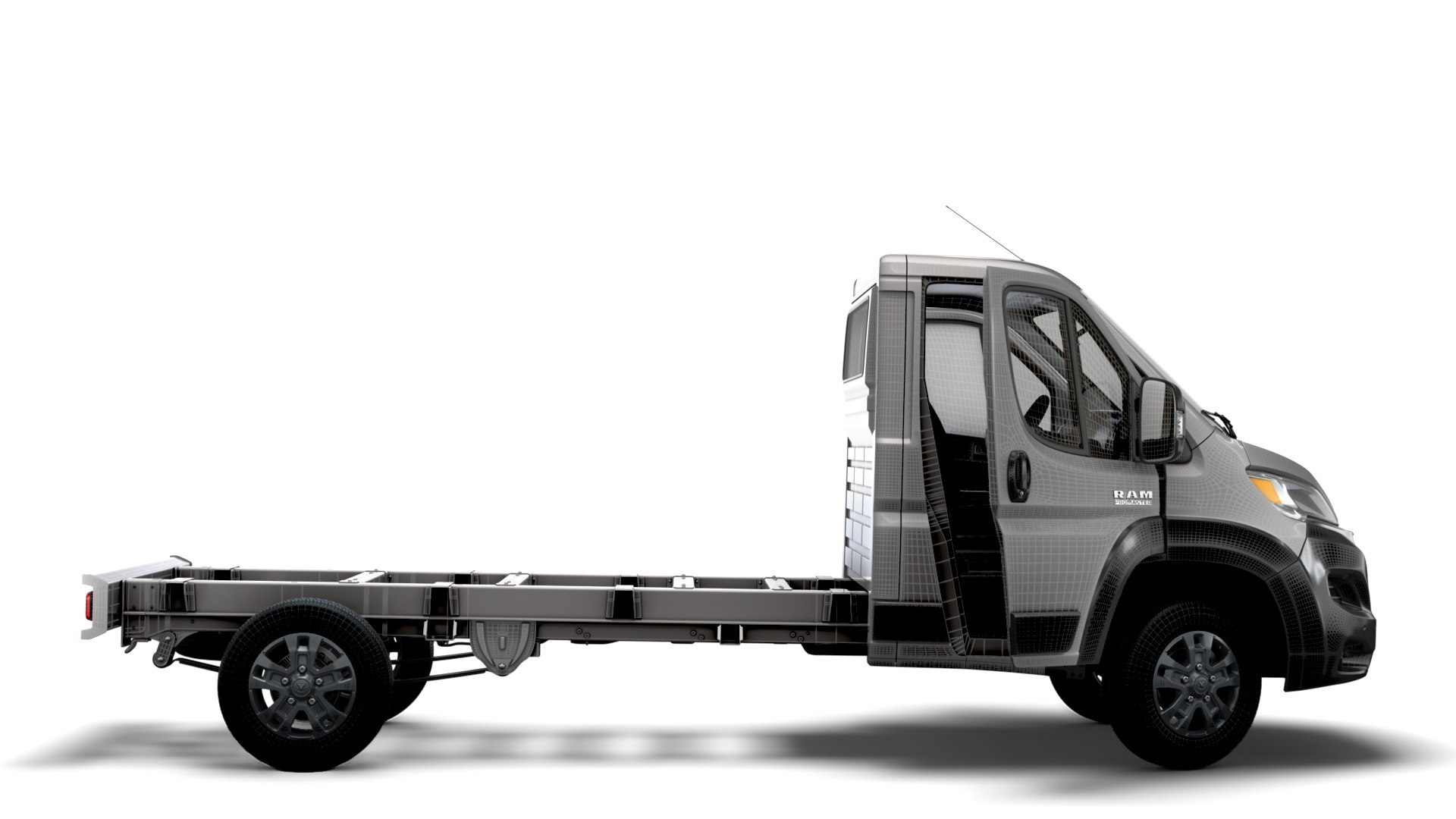 RAM Promaster Chassis HQInterior SCab 3800WB 2023 3D Model - TurboSquid ...