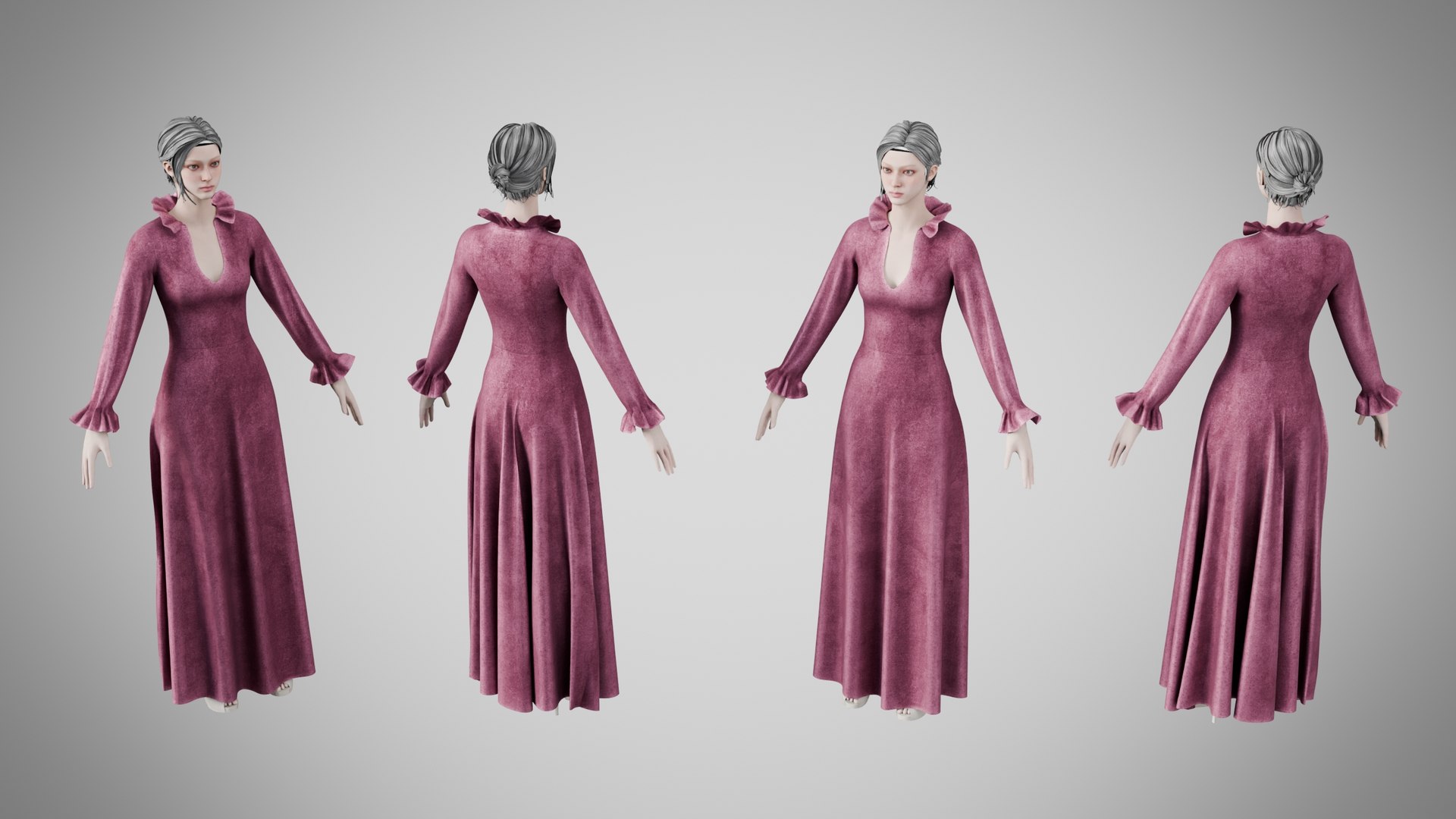 Dress 29 Dusty Rose Velvet 3D model https://p.turbosquid.com/ts-thumb/IH/fBdvLK/yr/5/jpg/1763968556/1920x1080/fit_q87/ec4e7b83b5e6699cbc0953434eb8847f30bc2ad9/5.jpg