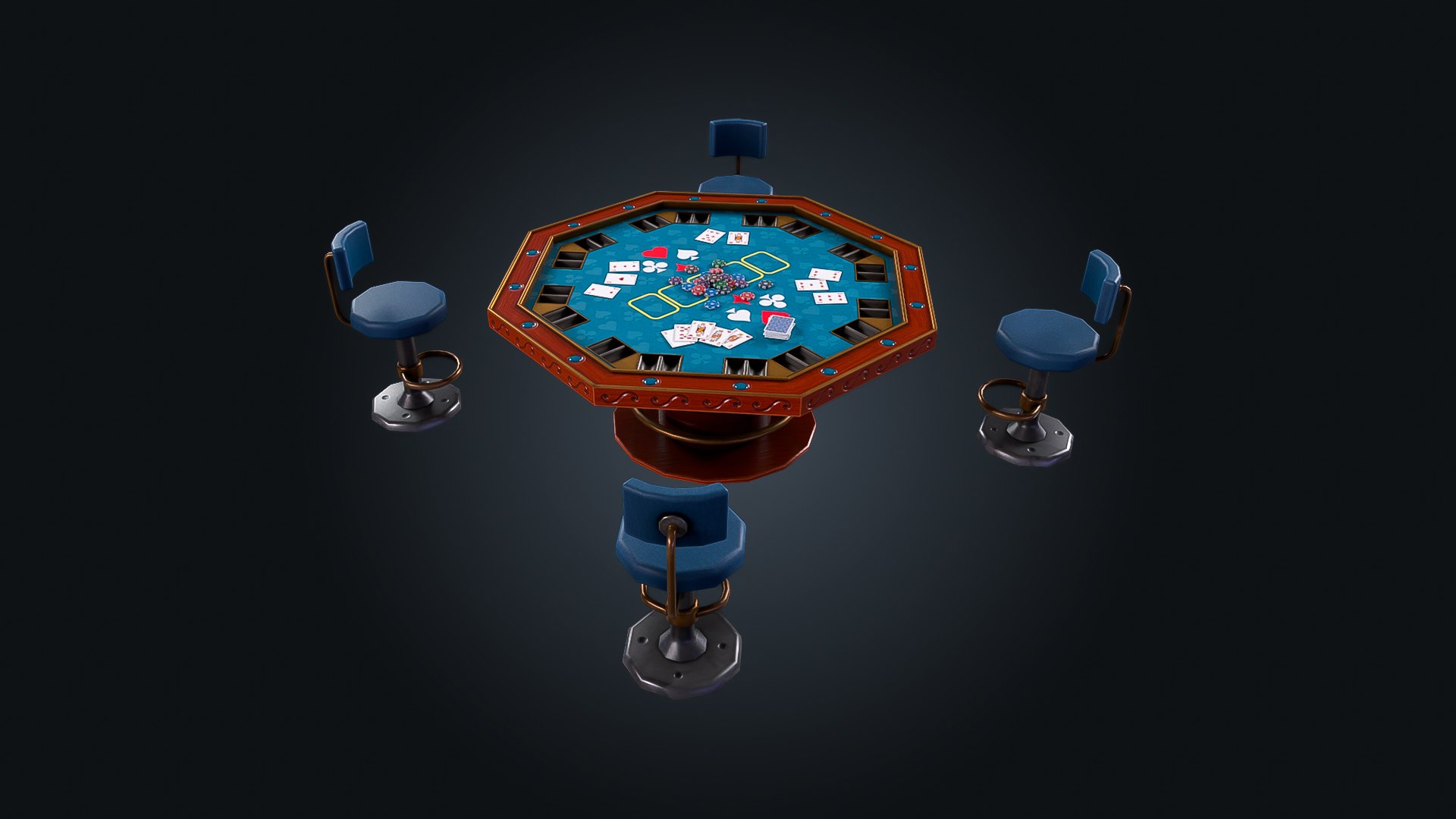 Poker Table model https://p.turbosquid.com/ts-thumb/IH/fL5hX0/iF/img_4/jpg/1769437363/1920x1080/fit_q87/ad7aff8be5887c04cdcee49860e02d5b95b14445/img_4.jpg
