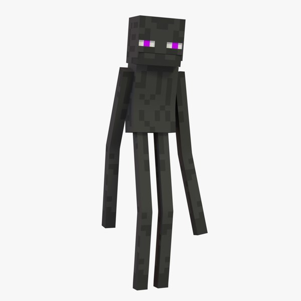 3D Minecraft Enderman