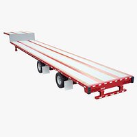 Drop Deck Semi-Trailer - PBR LODs
