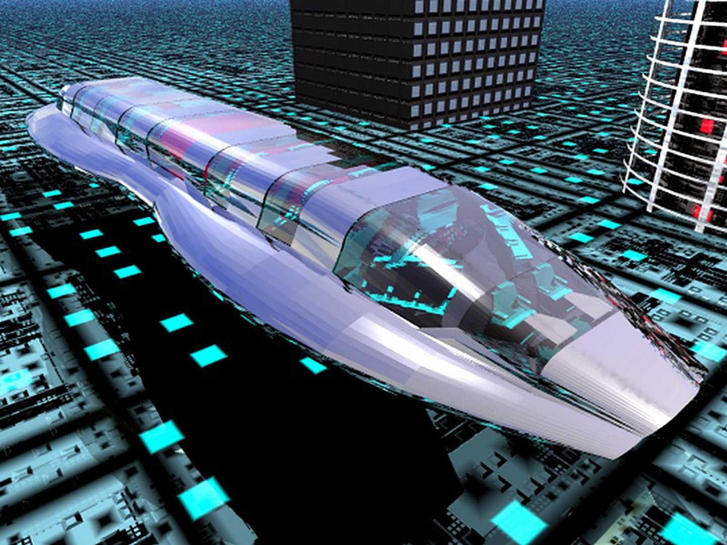 3dsmax Antigravity Shuttle Bus