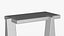 Mini Console Table of Pietra Serena 3D model