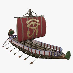 Egyptian Ship 3D model
