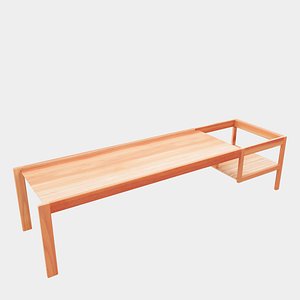 3D wooden children s table model